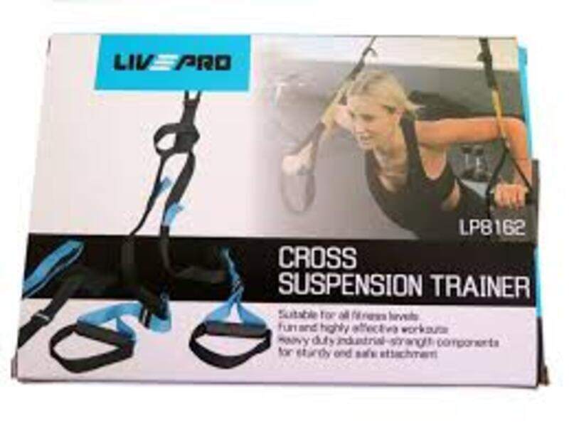 

Livepro Cross Suspension Trainer, LP8162, Black/Blue