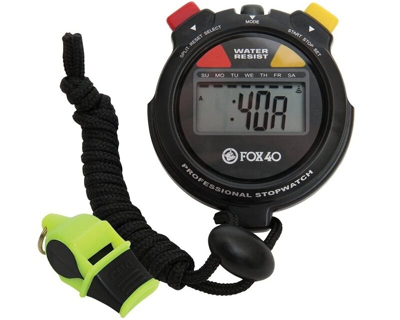 

Generic Whistle Fox 40+ Stop Watch, 6906-0400, Black