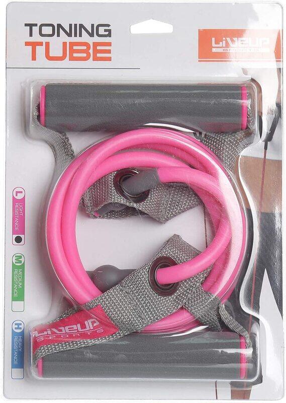 

Generic LineUp Sports Toning Tube, Ls3201, Pink/Grey
