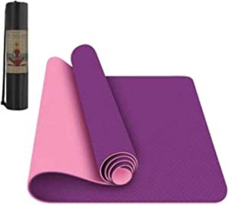 

Generic Mesuca TPE Rectangle Yoga Mat, Mbd21285, Purple