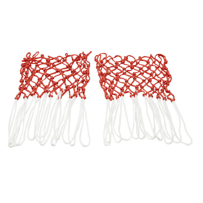 

TA Sport Basketball Nets, 2 Piece, Red/White