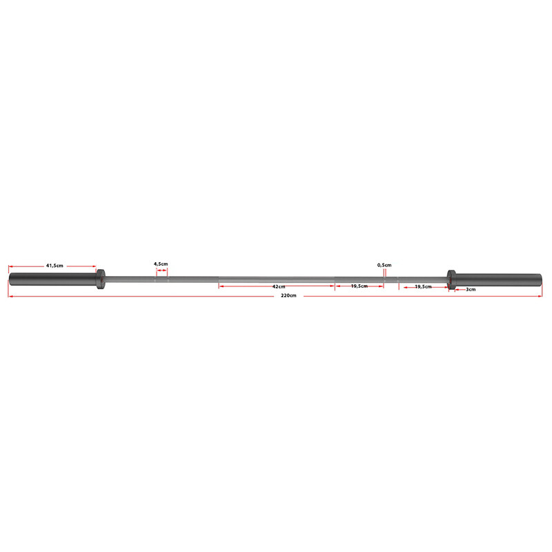 

Live Up LP8085 Weight Training Bar, Blue