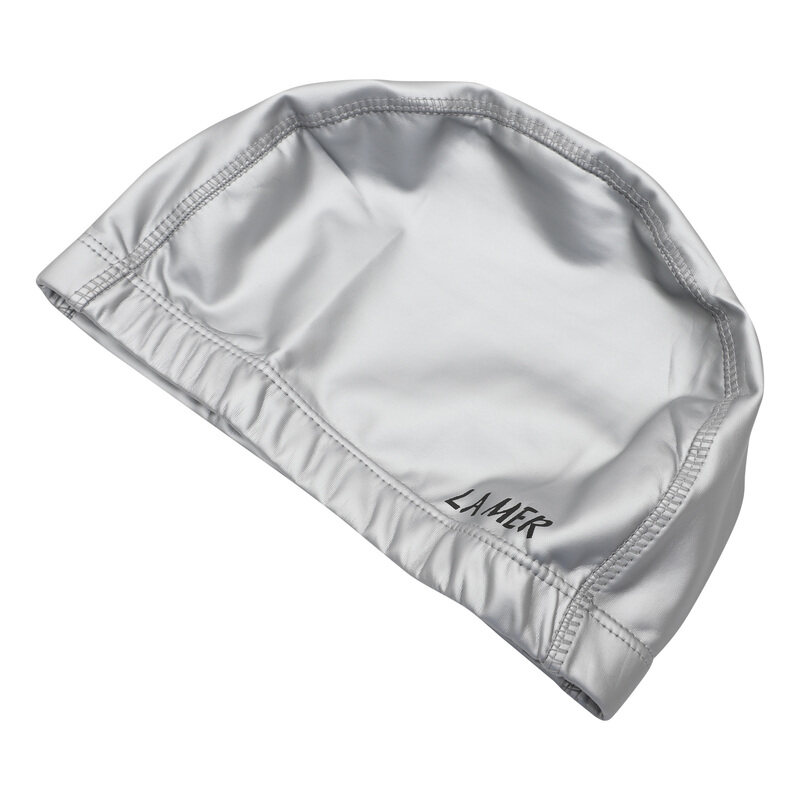 

La Mer Pu Senior Wide Band Hair Cap, Silver