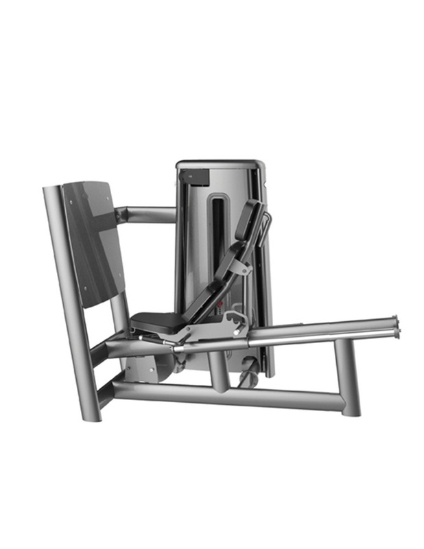 Gym80 CN003030 Seated Leg Press Exercise Machine, 560Kg, 13070857, Silver