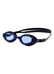 TA Sport Barracuda Swimming Goggles, Large, Black/Blue