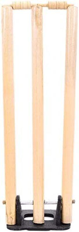 

LS 28-Inch Cricket Stumps with Spring Stand, Beige