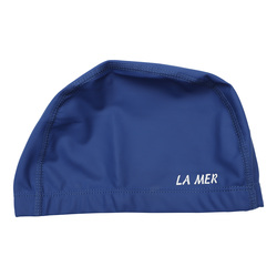 La Mer Pu Senior Wide Band Hair Cap, Royal Blue