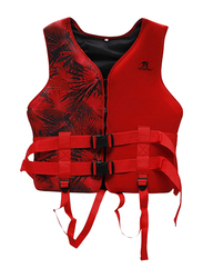 TA Sports Neoprene 2-Buckle Swimming Vest, Extra Large, Red