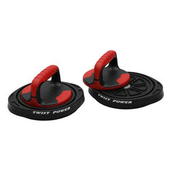 TA Sport 3 Way Push Up Twister, 2 Pieces, Black