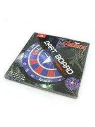 Joerex Marvel Captain America Dart Board with 6-Piece Darts 18-Inch, Multicolour