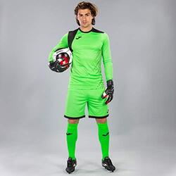 Joma Polyester Zamora IV Goalkeeper Long Sleeve Set for Men, M, Fluor Green