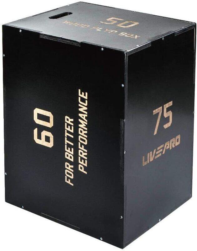 

Livepro Premium Non-Slip Wood Jump Box, LP8157M, 23Kg, Black