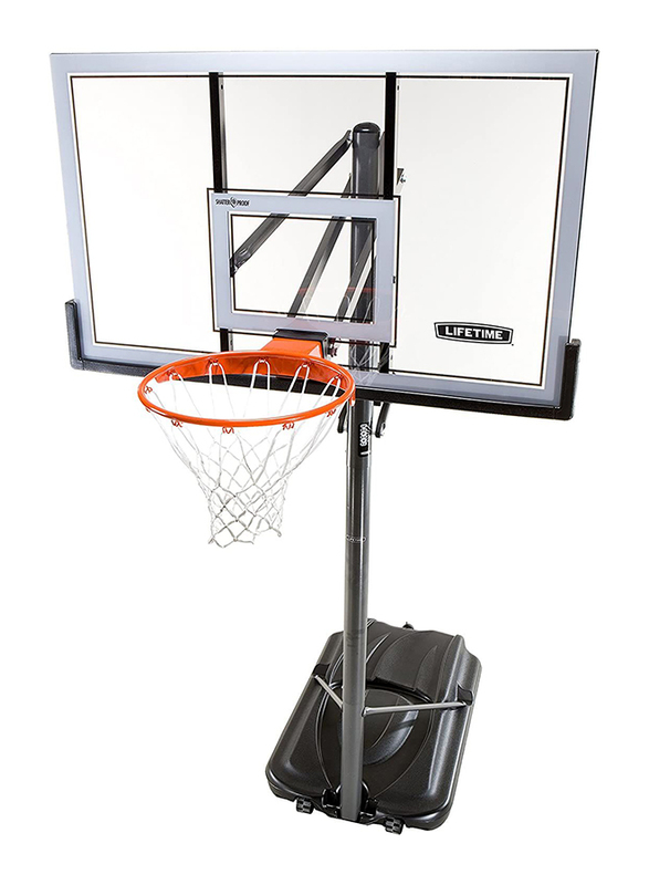 Lifetime 71522 Xl 54-inch Acrylic 3.5 Round Rgd Basketball System, Multicolour
