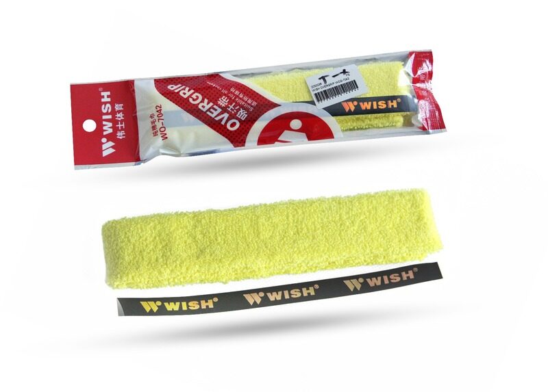 

Wish Over grip for Racket, 2mm, Yellow