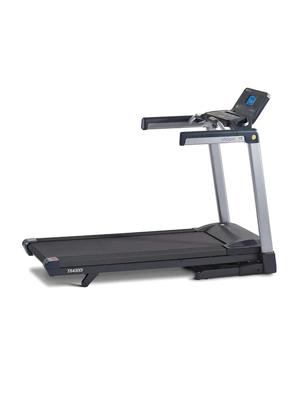 Strength Master Life Span 220 V 3.25 HP Updated Motorized Treadmill, One Size, TR4000, Black/Grey