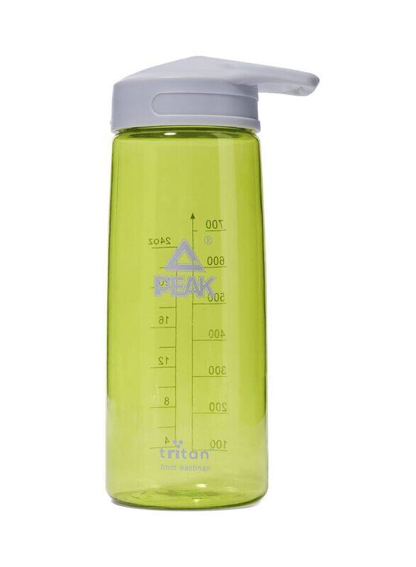 

Peak 700ml Plastic Tritan Water Bottle, 7030100, Green