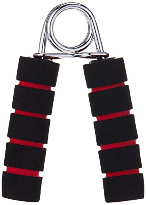 York Fitness Hand Grips, 2 Pieces, Black/Red