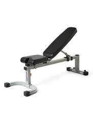 Impulse IFFI Flat and Incline Bench, Black/Silver