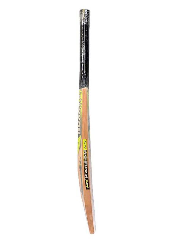 Karson 2000 Genius Limited Edition Cricket Bat, Lime Green/Black/Brown