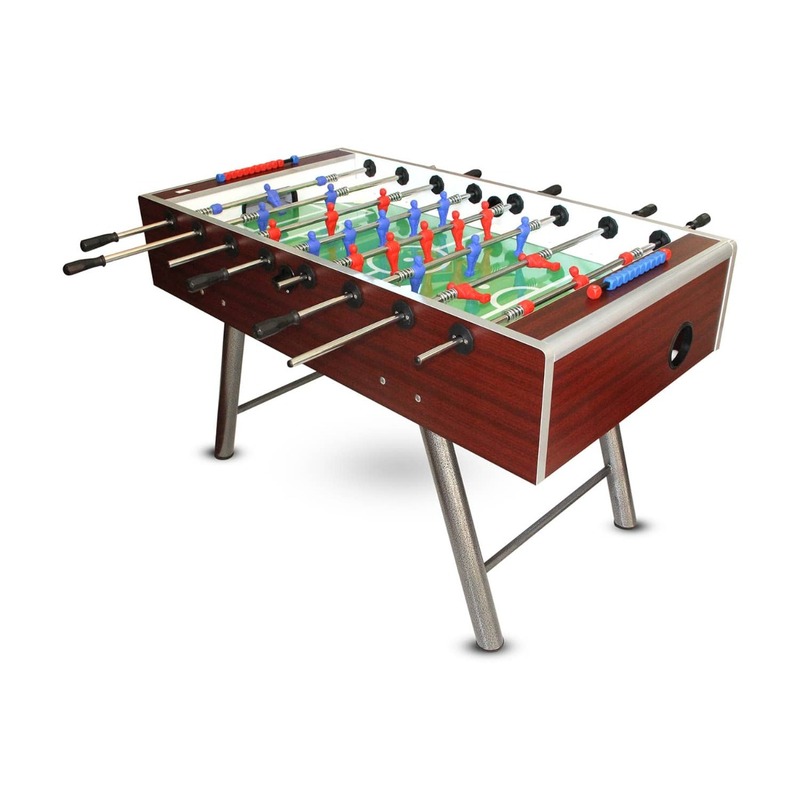 FAS AC Football Table Game, Brown/Silver