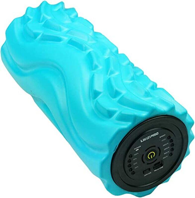 

Livepro Vibration Foam Roller, LP8236, Blue