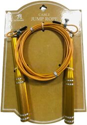 TA Sports Cable Skipping Rope, Gold