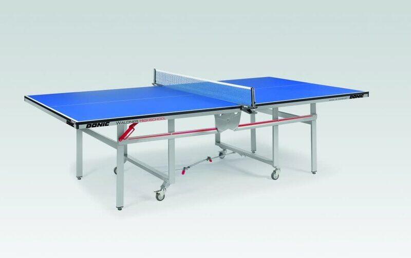 

Donic Waldner High School Table Tennis Table, 19mm, 400215 Bl/AMM, Blue