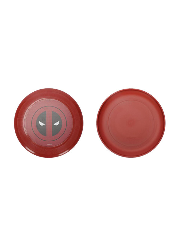

Generic Deadpool Frisbee, VJX24460-DP, Red/Black