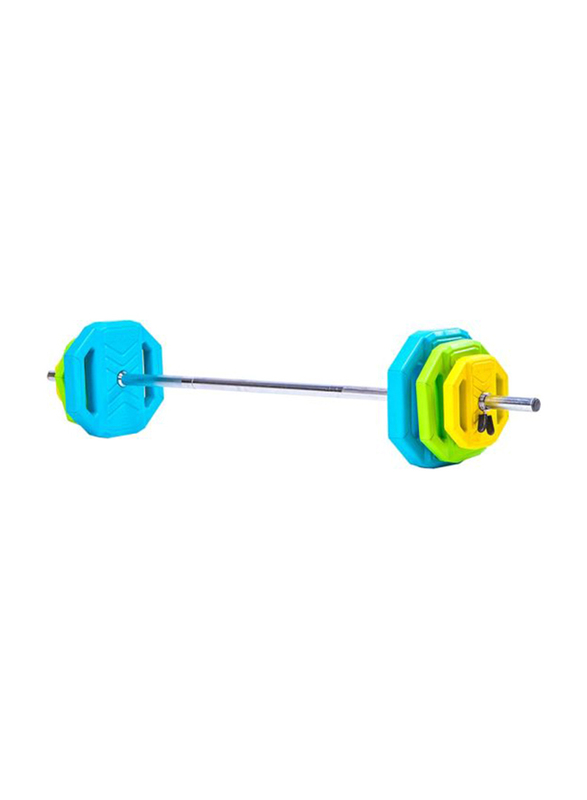 Livepro LP8035 Classic Barbell Combination Set, 40KG, Multicolour