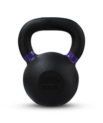 TA Sport Cast Iron Kettlebell for Crossfit with Wide Handle, 18KG, Black