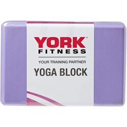 York Fitness Yoga Block, Purple