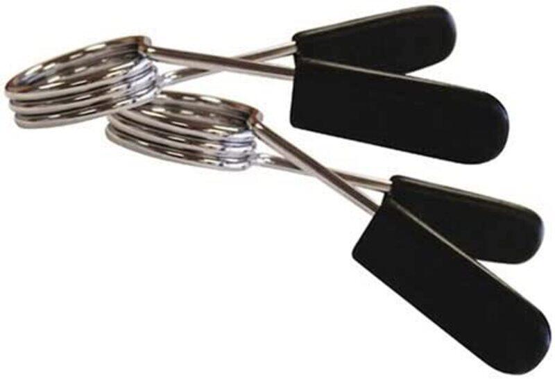 

York Fitness Olympic Spring Collars, 2 Piece, 36040, Silver/Black
