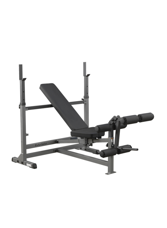 Body Solid GDIB46L Power Center Olympic Combo Bench with leg Dev, Black