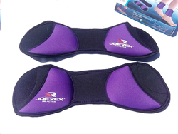 Mesuca Joerex I Care Ankle Weight Strap, 1KG, 54010124, Purple/Black