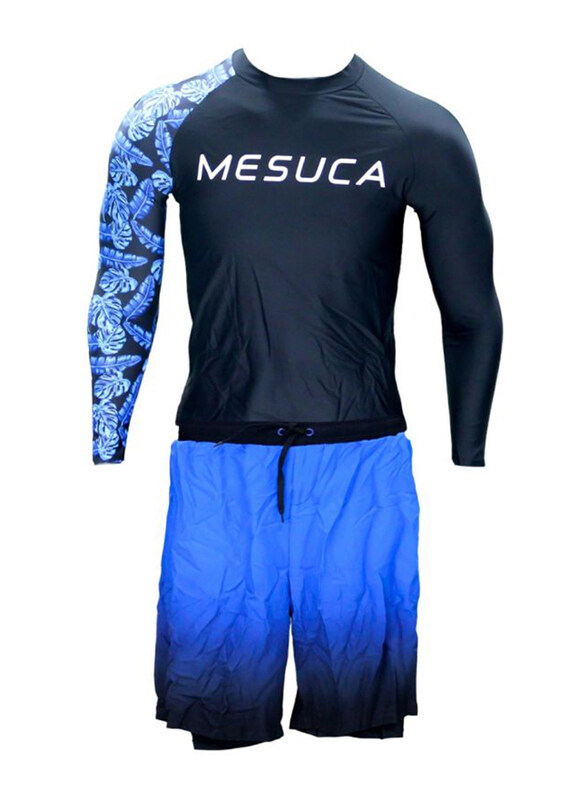 

Mesuca Adventures Swimming Suits for Men, MENMEY24802, Black/Blue