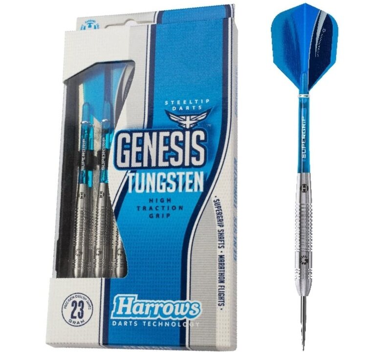 

Harrows 3-Piece Genesis Thungsten Dart Set, 24gm, BD80421-BD80426, Blue