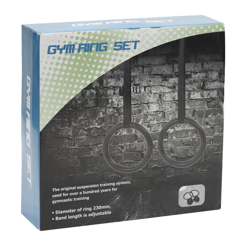 

TA Sport Gym Ring Set, 2 Pieces, Black