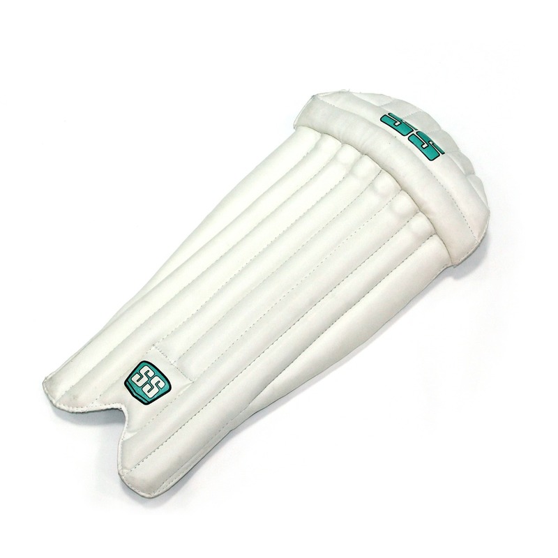 SS Cricket Club Wicket Keeping Pads, White
