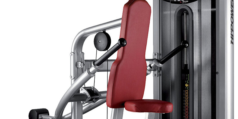 BH Fitness L150 Seated Dip Machine, 227Kg, 13070796, Silver/Red/Black