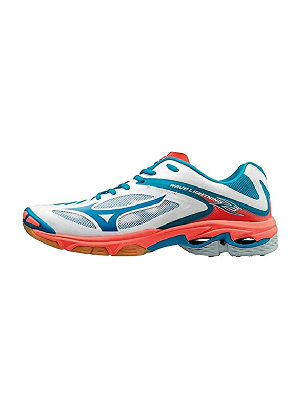

Mizuno Wave Lightning Z3 Men Shorts Shoes, 9.5 UK, White/Blue