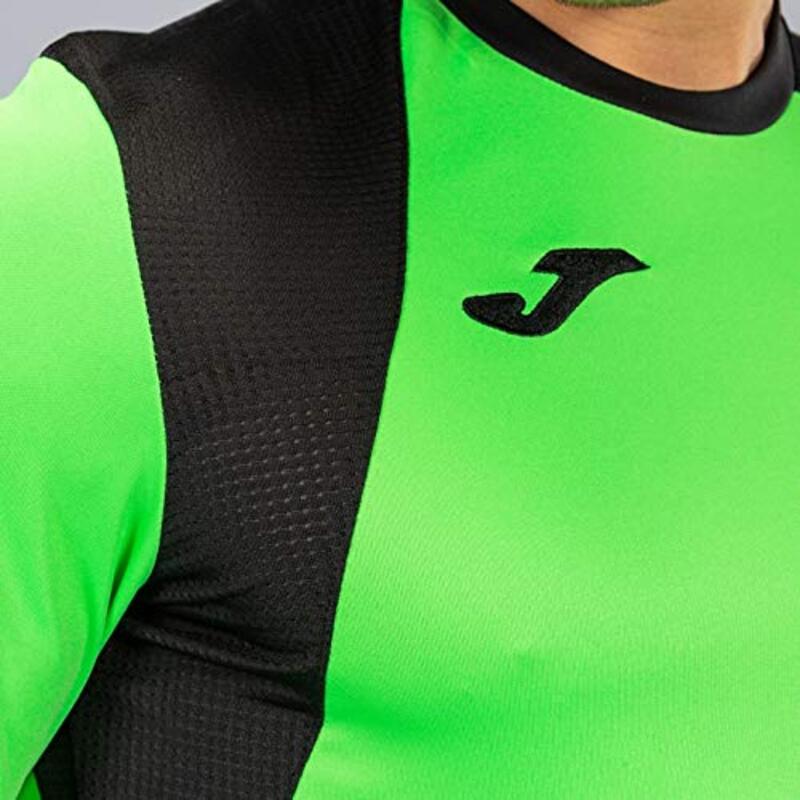 Joma Polyester Zamora IV Goalkeeper Long Sleeve Set for Men, M, Fluor Green