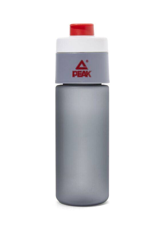 

Peak 450ml Water Bottle, Grey/Red