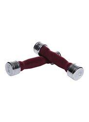 TA Sport Dumbbell Set, 2 x 1KG, Chrome/Black