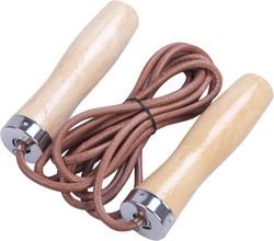 Live Up Speed Skipping Leather Jump Rope, 41010099-101, Brown