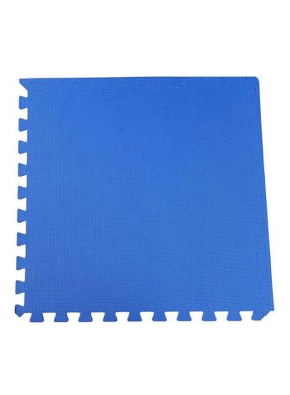 TA Sport Interlocking Rubber Tiles Mat, Blue
