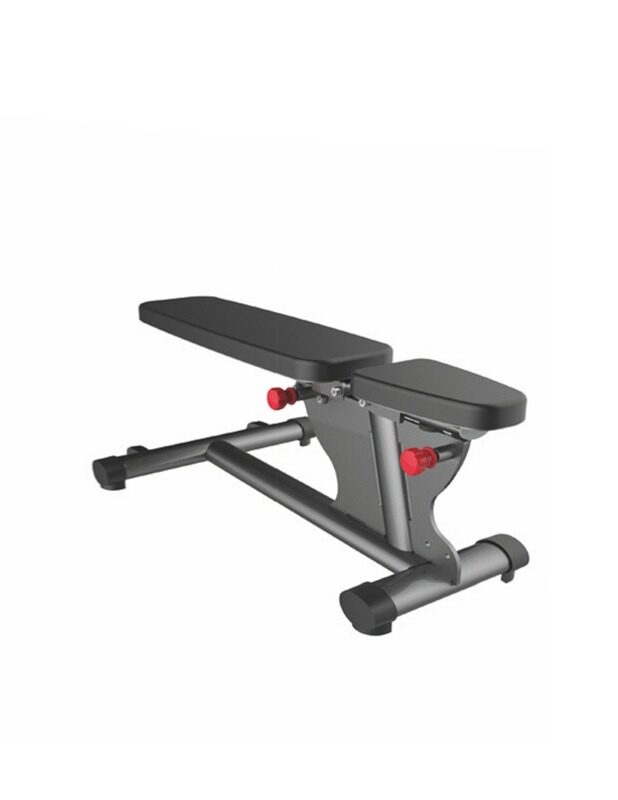 

Gym80 CN004010 Multi Position Bench, 55Kg, 13010315, Black/Grey