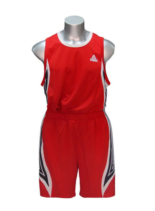 

Peak Basketball Uniforms for Men, F7240141, Red