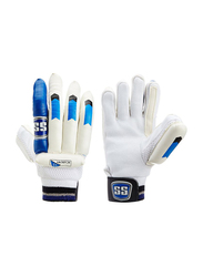 SS Sunridges County Lite Cricket Batting Gloves, White