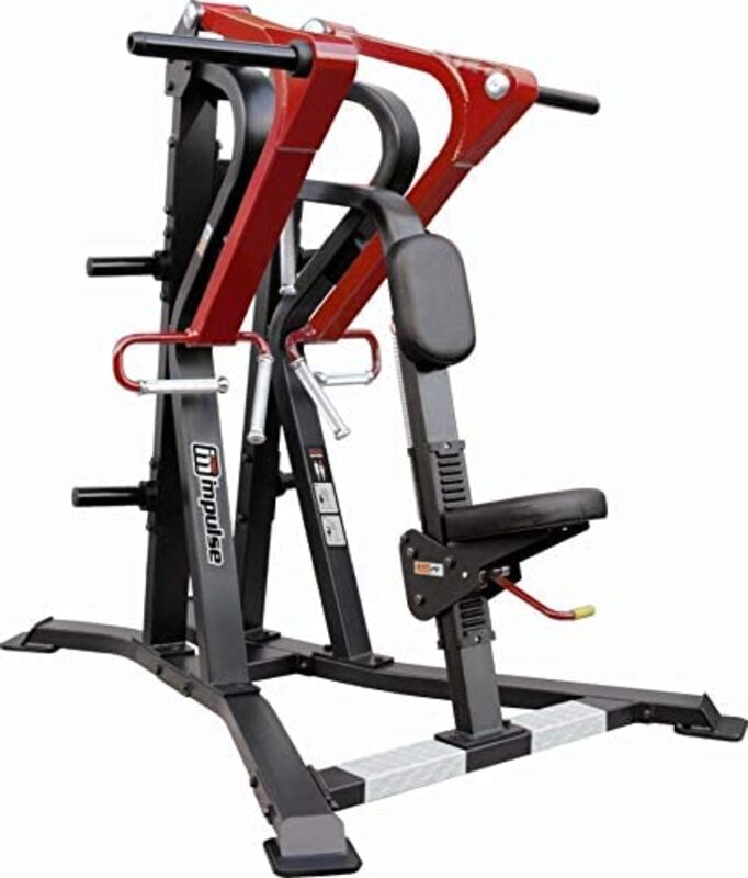 Impulse Fitness Low Row Set, One Size, 13070631-101, Grey/Red