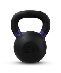 TA Sport Cast Iron Kettlebell for Crossfit with Wide Handle, 20KG, Black